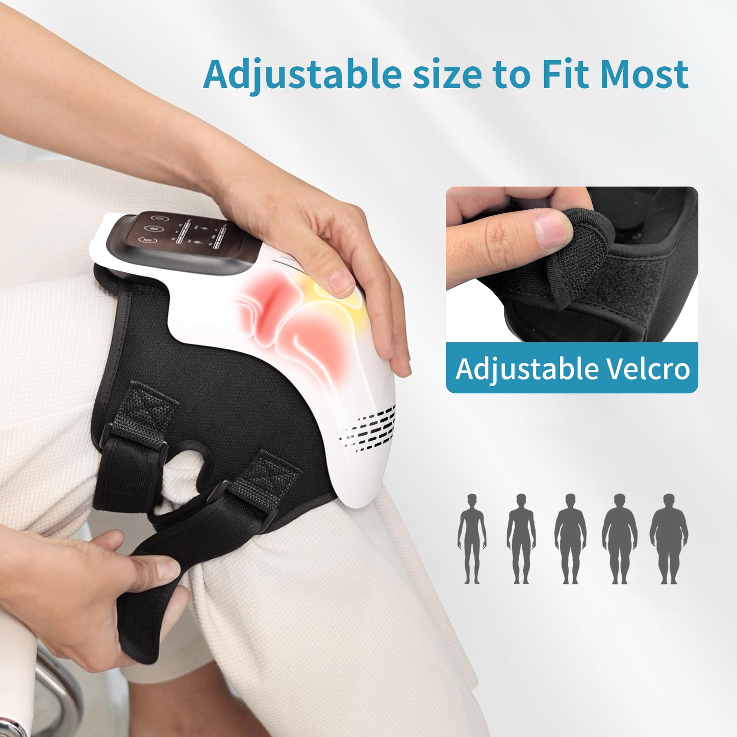 Intelligent Electric Knee Massager with Heat, Vibration & Infrared Therapy