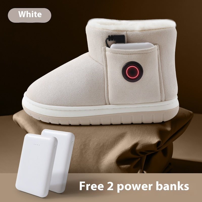 Electric Heating Shoes – Rechargeable Foot Warmer for Cozy Winters