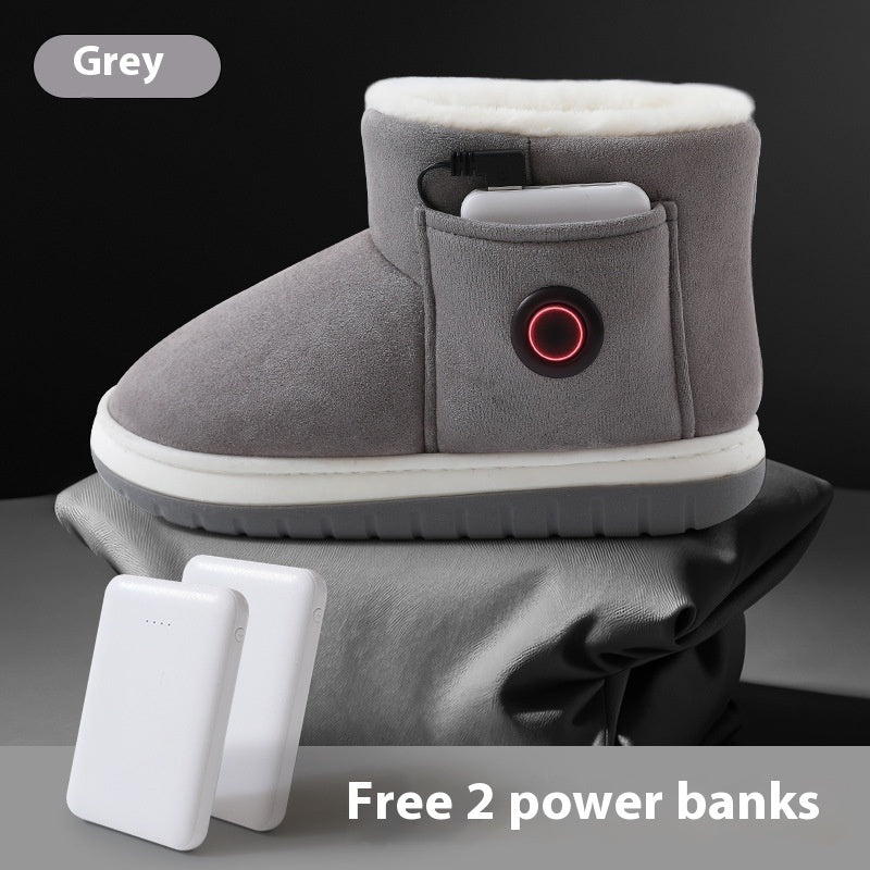 Electric Heating Shoes – Rechargeable Foot Warmer for Cozy Winters
