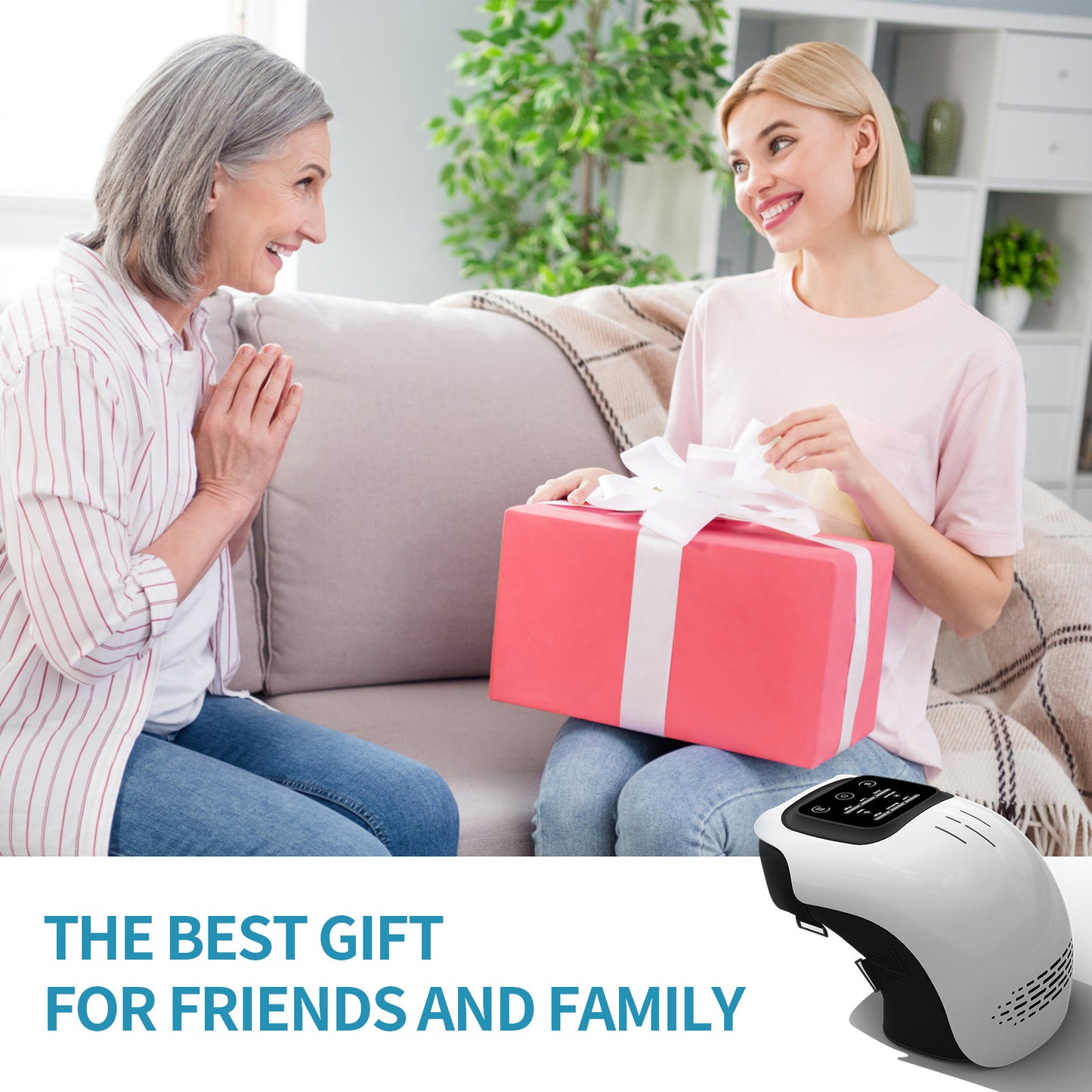 Intelligent Electric Knee Massager with Heat, Vibration & Infrared Therapy